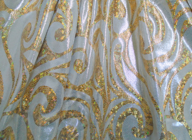 4.White-Gold Lacey Hologram